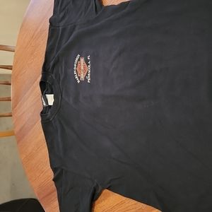 (2). Men's Harley-Davidson t-shirt size medium.